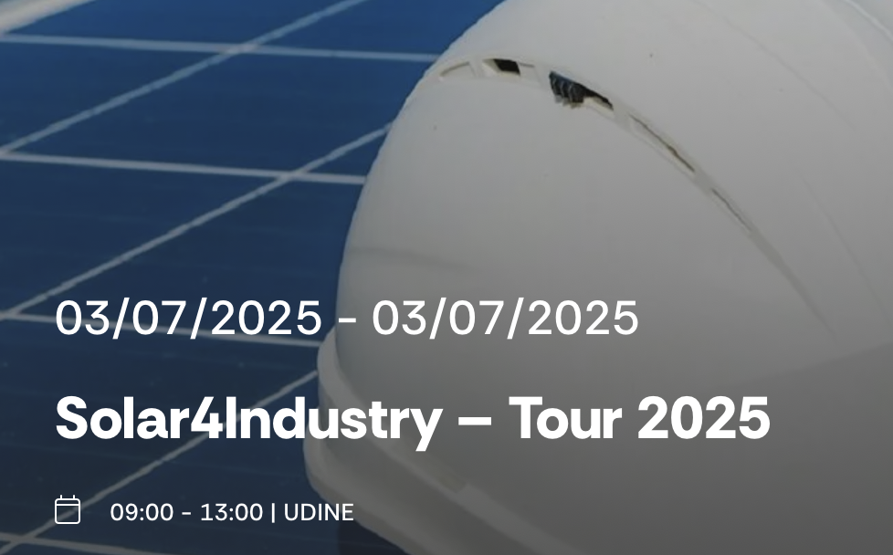 Solar4Industry - tappa di Udine